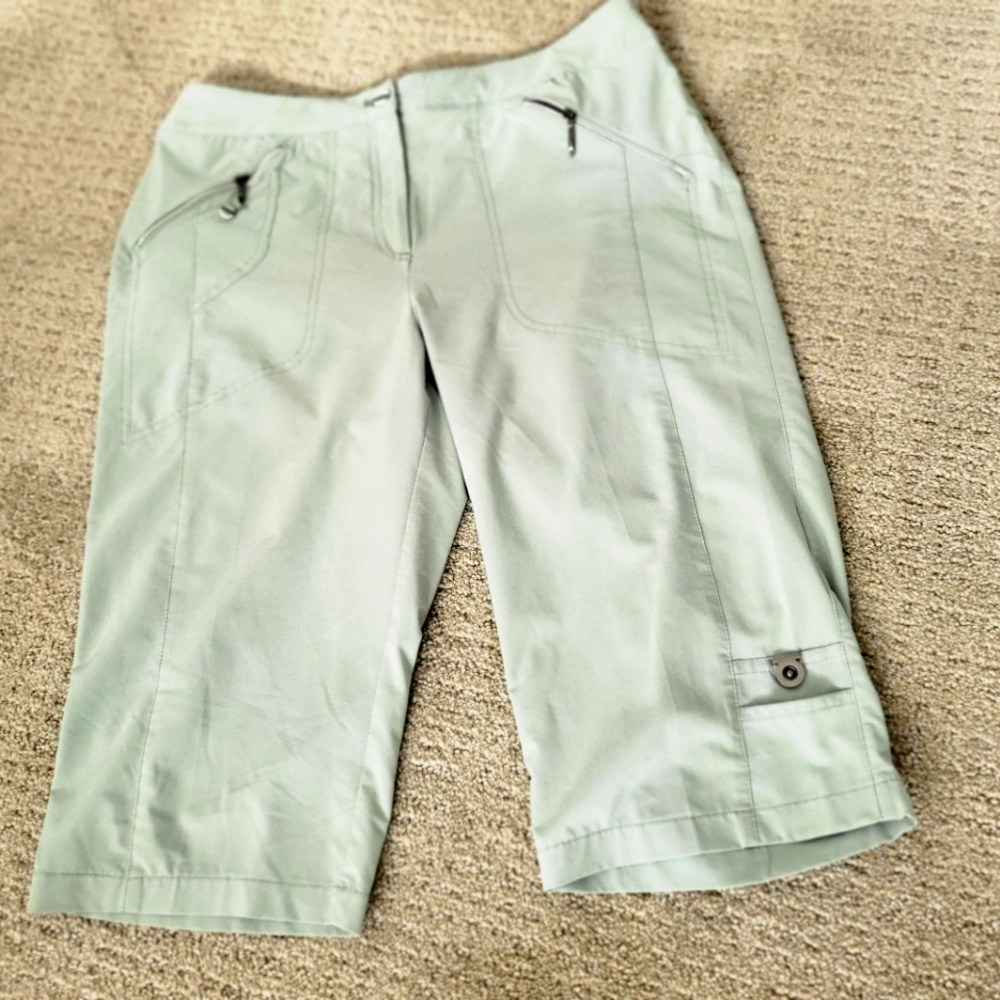 Jamie Sadock lime green golf shorts
